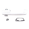 Brock Replacement Passengers Outside Exterior Front Rear Chrome Door Handle compatible with Pickup Truck SUV Van 55075648 Fits select: 1991-1993 DODGE D-SERIES D200/D250