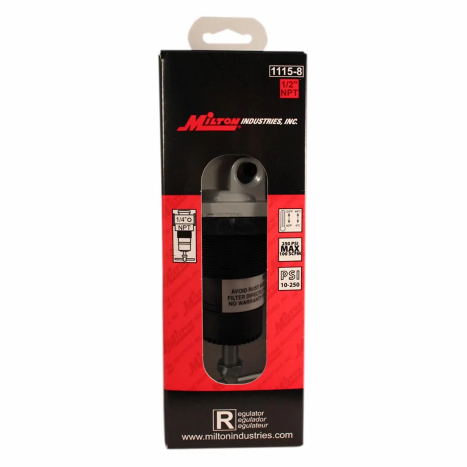 Milton 1115-8 NPT High Pressure ReguLatitudeor
