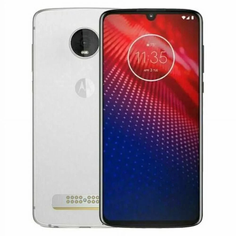 Pre-Owned Motorola Z4 XT1980 XT1980-4 White (Verizon) 128GB GSM Unlocked T-Mobile (Good)