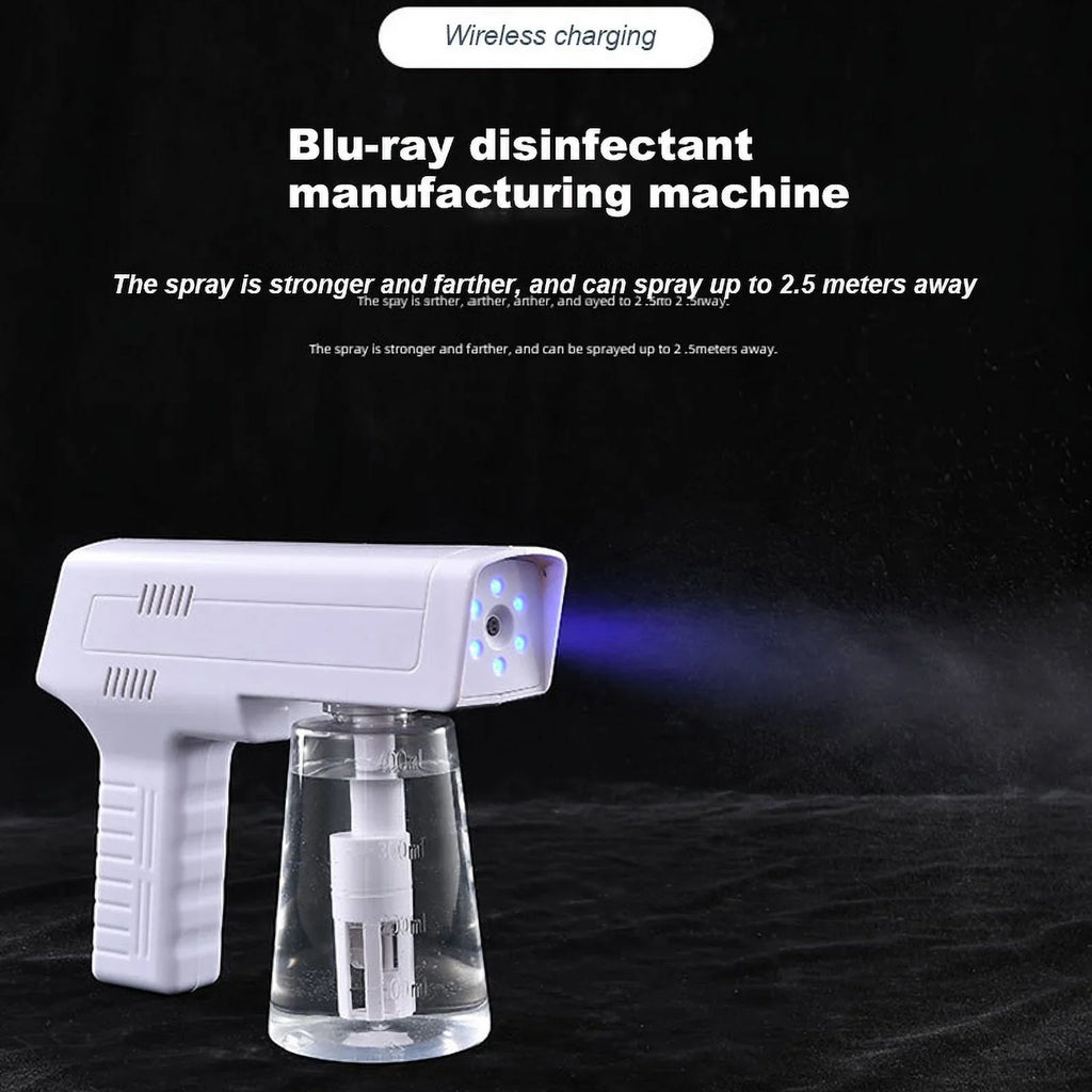 3-in-1 Disinfectant Water Maker, Electrolysis NaClO Generator, and Blue Light Disinfection Spray Gun