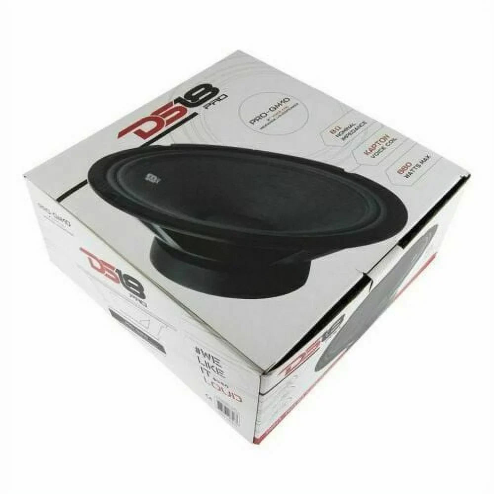 DS18 Pro GM 10 Inch 660 watt Max 8 Ohm Mid Range Car and Truck Door Loudspeaker