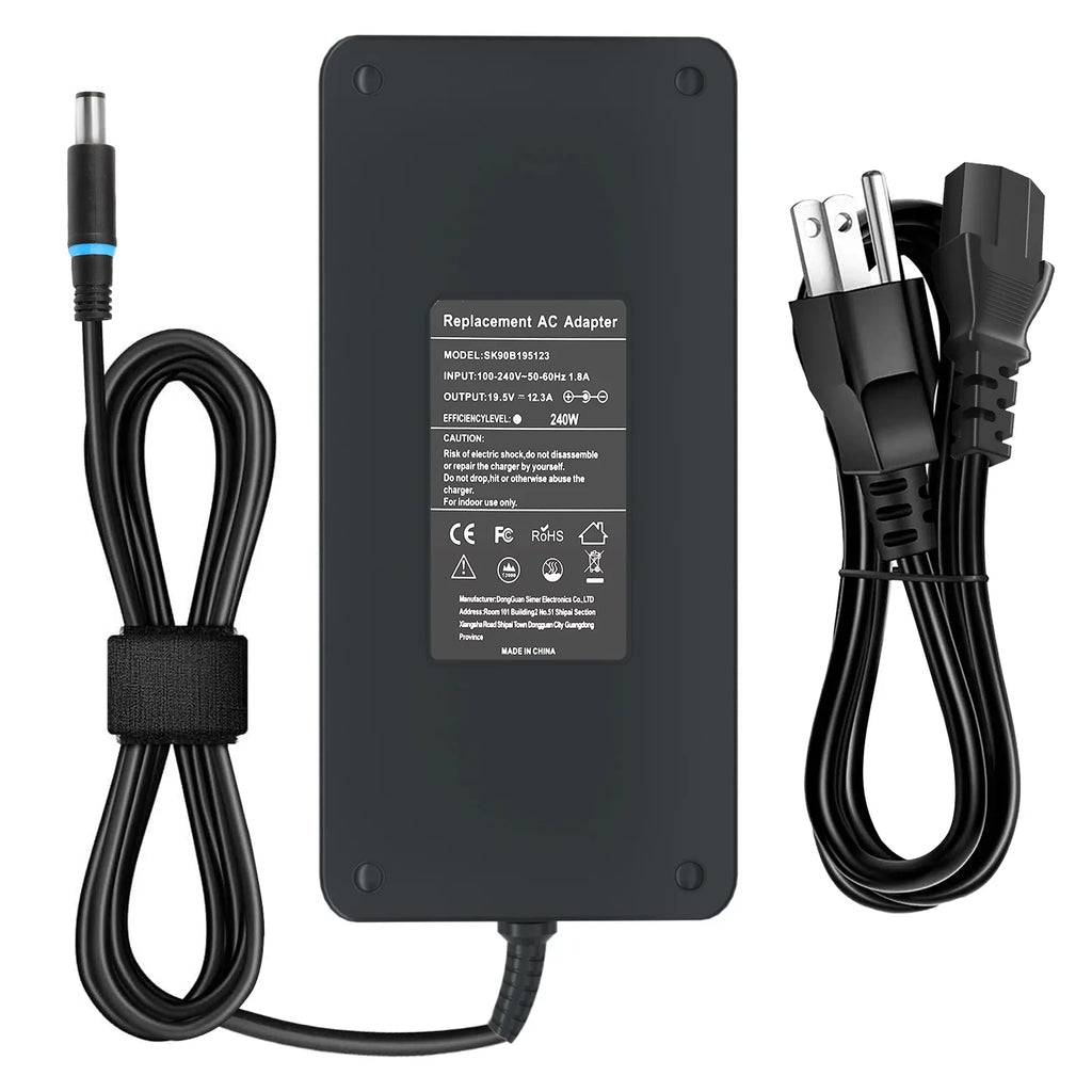 240W 180W  AC Adapter Laptop Charger Fit for  Alienware 15 17 R1 R2 R3 R4 R5 M15 M17 M11X M14X M17X G3 G5 G7 Precision 7710 7540 M6400 M6500 M6700 M6800 M4300 Power Supply Cord