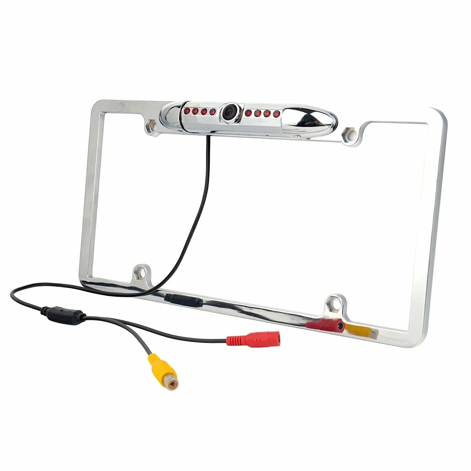 Night Vision Car License PLatitudee Rearview Camera - Silver