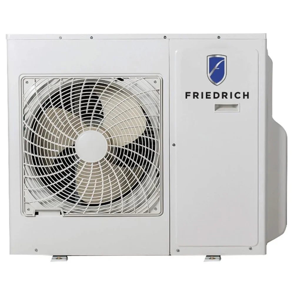 Friedrich FPHMR24A3A 24000 BTU Floating Air Pro Tri-Zone Mini Split Air Conditioner with Heat Pump Bundle with Indoor 12000 BTU Wall AC and Heating + 3 YR CPS Enhanced Protection Pack
