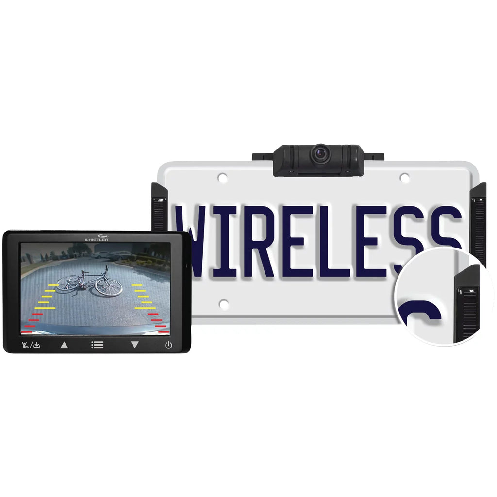 Whistler WBU-1000 Digital Wireless Backup Camera with Solar Panels