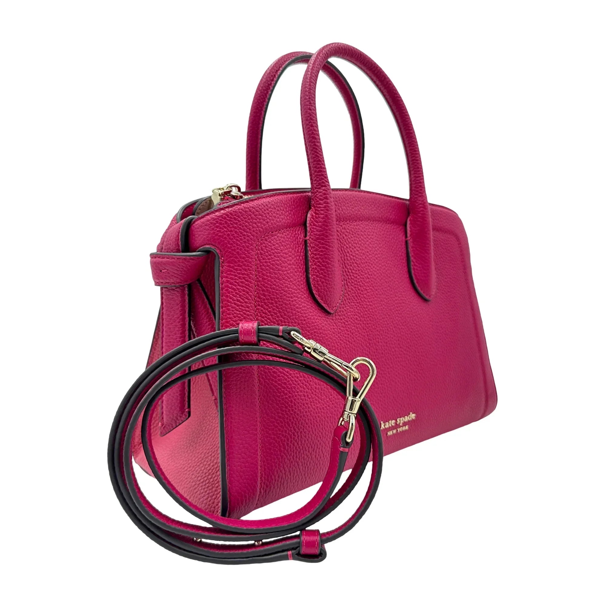 Kate Spade Knott Colorblocked Medium Zip Top Satchel - Renaissance Rose Multi