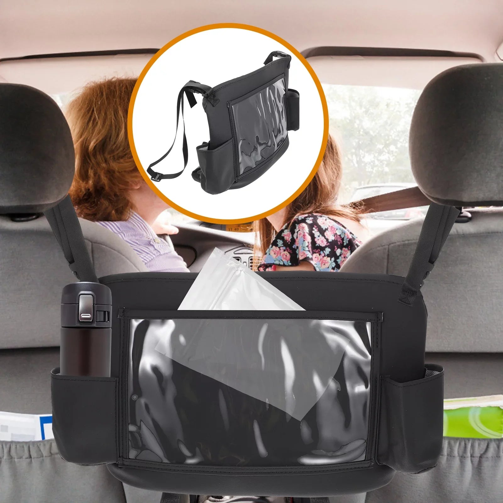 Car Seat Side Organizer Car Back Seat Organizer Automotive Organizer Accessory