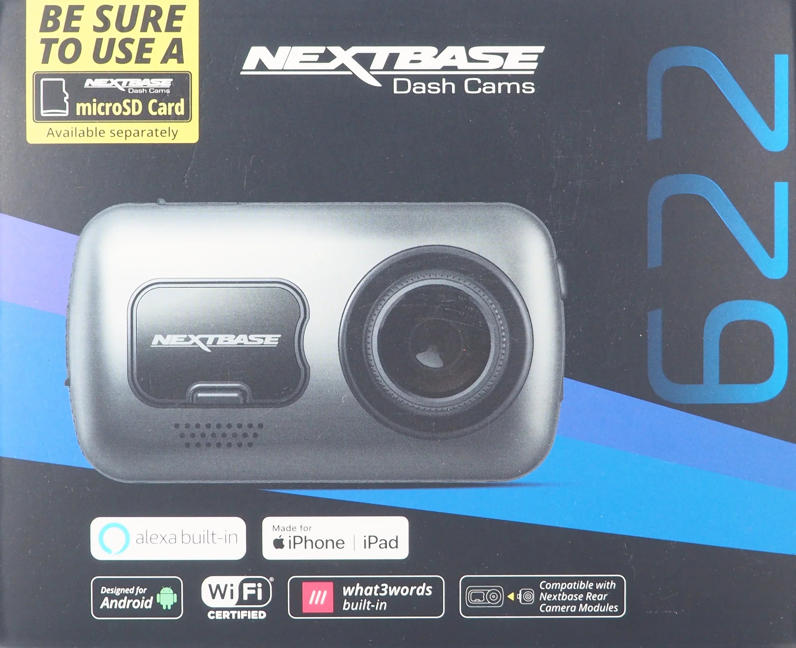 Nextbase 622GW 4K Dash Cam NBDVR622GW Silver Used