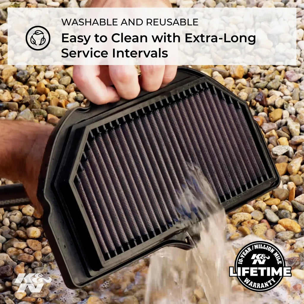K&N Engine Air Filter: High Performance, Premium, Powersport Air Filter: 1993-2006 BMW (R1150R, R1150R Rockster, R850R, R1150GS, R1150RS, R1150RT, R1100R, and other select models) BM-0400