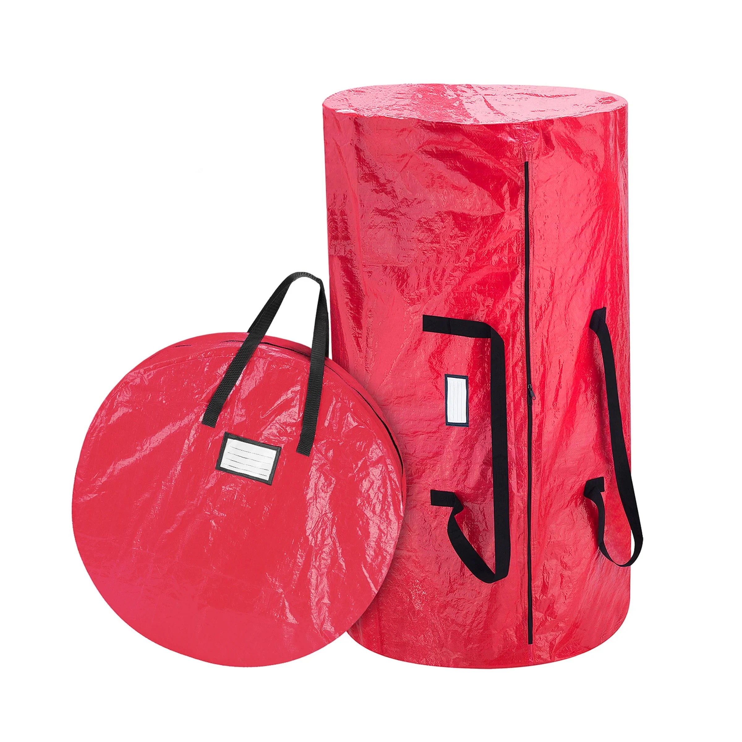 Elf Stor Tree & Wreath Storage Bag Combo-Red, 9ft Tree, 30" Wreath