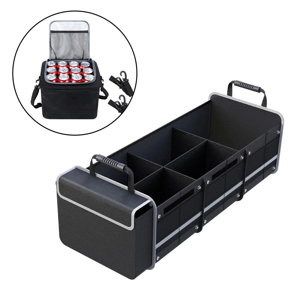 Car Trunk Organizer Waterproof Collapsible Cargo Storage Container for Sedans