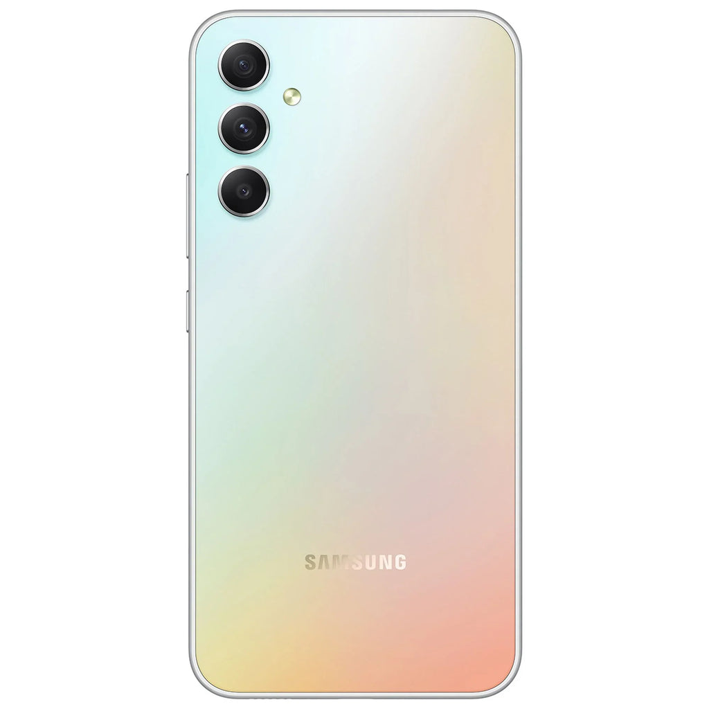 Restored  Galaxy A34 5G A346M 128GB Dual SIM GSM Unlocked Android Smartphone (Latin Variant/US Compatible LTE) - Awesome Silver (Refurbished)