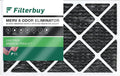 Filterbuy 20x30x1 MERV 8 Odor Eliminator Pleated HVAC AC Furnace Air Filters with Activated Carbon (1-Pack)