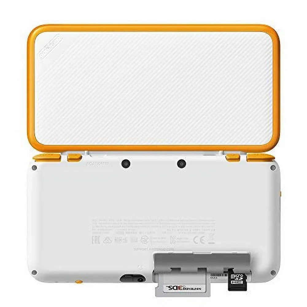 Restored Nintendo New 2DS XL White Orange Multi-Color (Refurbished)