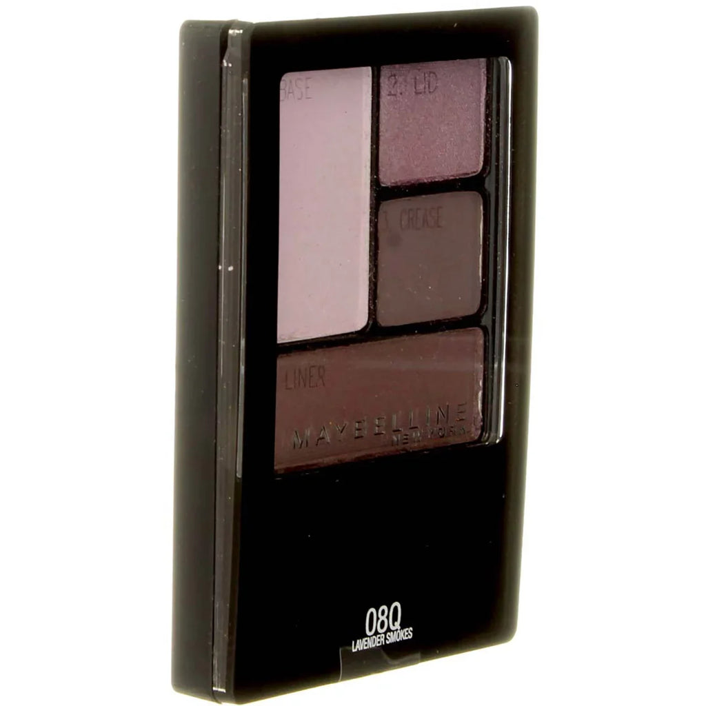 Maybelline New York Expert Wear Quads Eyeshadow, Lavender Smoke [08Q] 0.17 oz (Pack of 4)