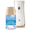 Glade Automatic Spray Refill And Holder Kit, Air Freshener For Home And Bathroom, Cotton Cloud Dream, 6.2 Oz