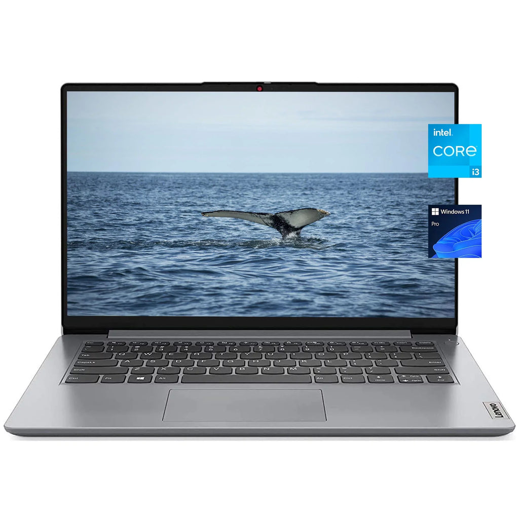 Ideapad [Windows 11 Pro] 14" HD Business Laptop Computer, 12th Gen Intel 6-Core i3-1215U, 20GB RAM, 512GB PCIe SSD, Fingerprint Reader, Wi-Fi, Bluetooth 5, HDMI, Gray