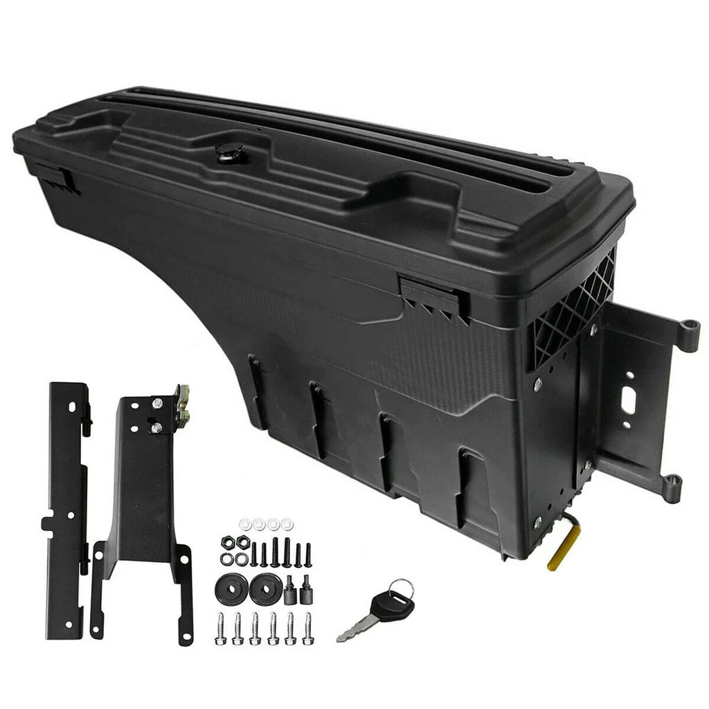 Teledu 1x Lockable Storage Box Truck Bed Tool Box Right Side For Ford 2020-2021 F-150