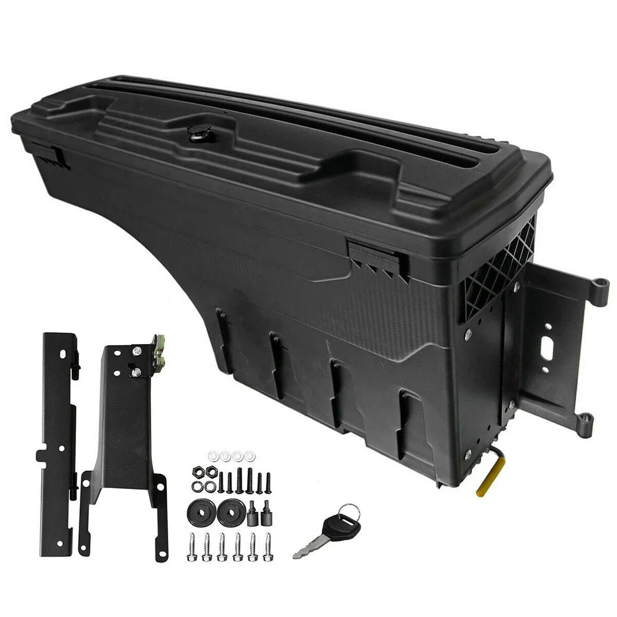 Teledu 1x Lockable Storage Box Truck Bed Tool Box Right Side For Ford 2020-2021 F-150