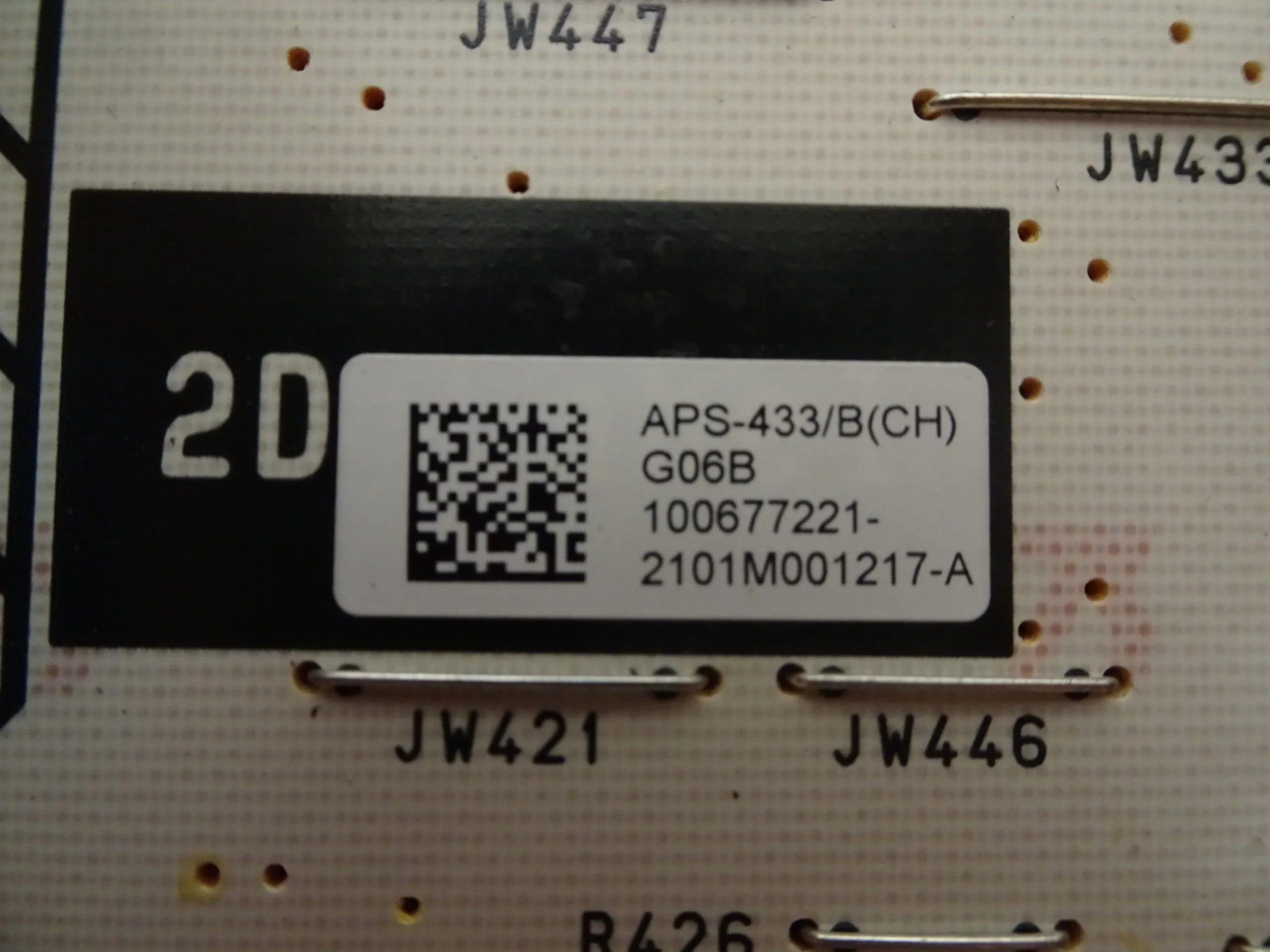 XR-75Z9J Power Board 1-006-772-21