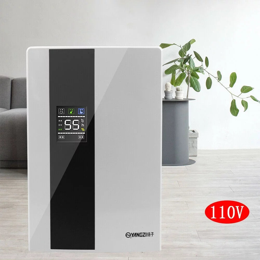 TOOL1SHOoo  Portable  2200ml Ultra Quiet Dehumidifier with LCD and Remote Water Tank Dehumidifier