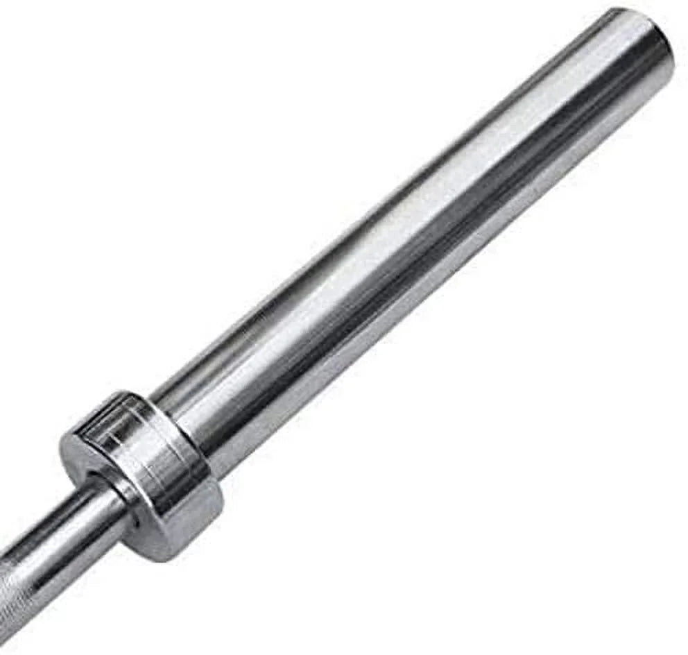 Olympic Weightlifting Barbell Bar 86" - Heavy-Duty Straight Bar for 2-inch Weight PLatitudees - 330 lb. Weight Capacity