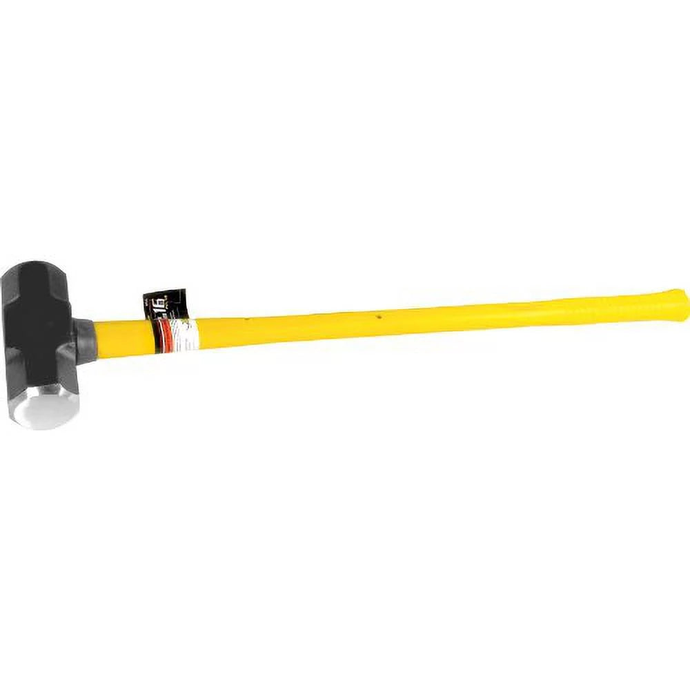 Performance Tool 16lb Sledge Hammer with 35.4" Fiberglass Handle PMM7116
