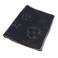 Pre-Owned LOUIS VUITTON Shawl Stole Monogram Velvet/Silk Dark Brown Women's (Good)