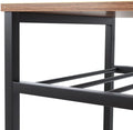 Microwave Carts for Kitchen with Storage 3 Tier Rolling Bakers Rack Utility Kitchen Serving Cart on Wheels Outdoor Bar Cart Coffee Station, Dark Brown