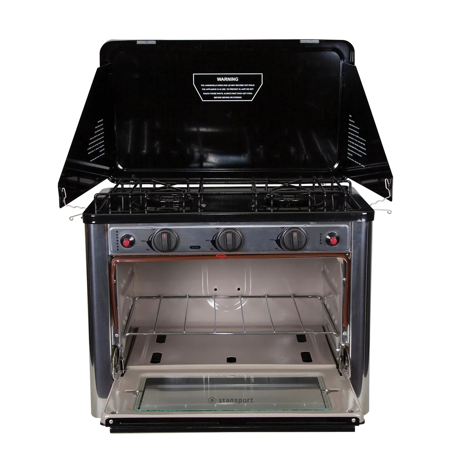 Stansport Propane Outdoor Camp Oven and 2 Burner Range
