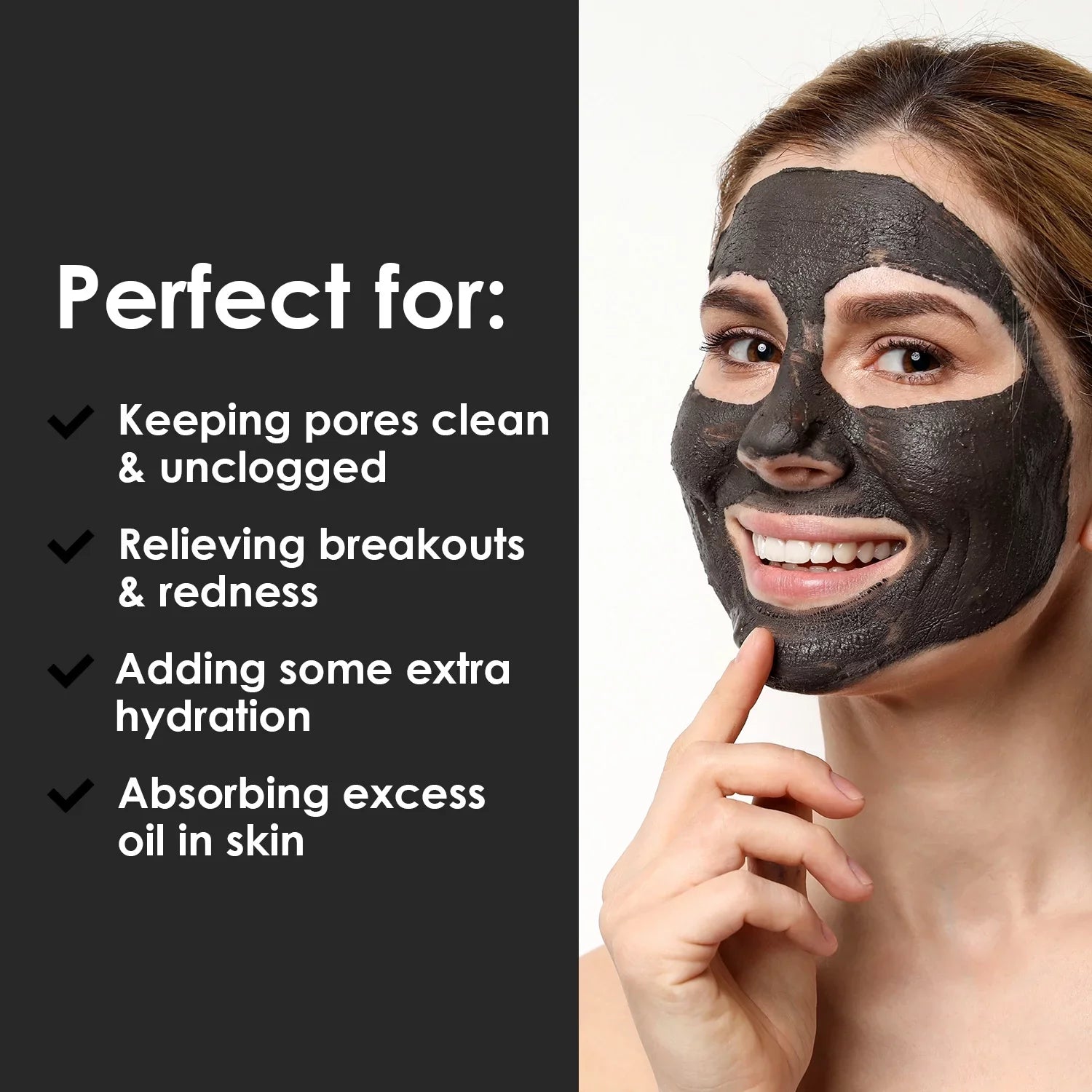 Dead Sea Mud Mask for Face and Body - Best Cleansing Clay for Blackheads, and Clogged Pores (8.8oz.)
