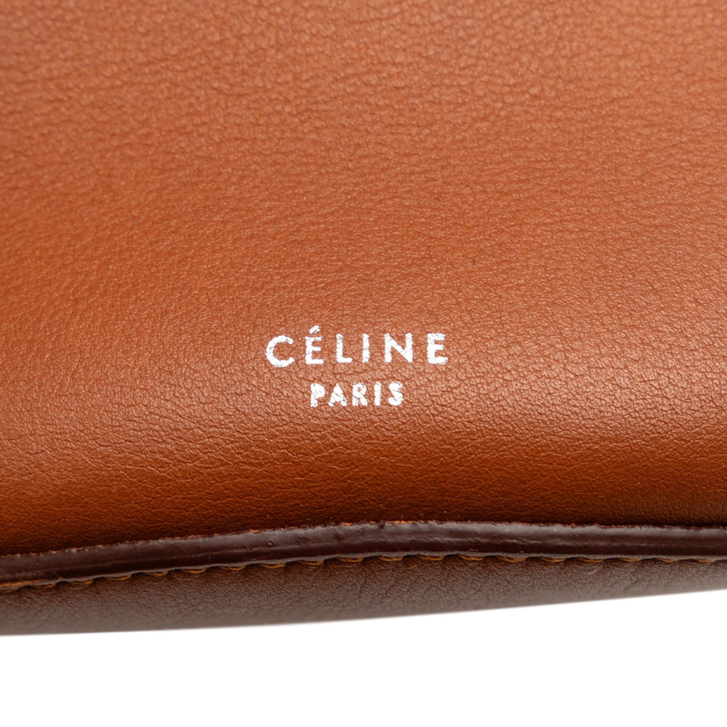 Pre-Owned Authenticated Celine Big Bag Bucket Calf Leather Brown Bucket Bag DrawstringBag Unisex (Good)