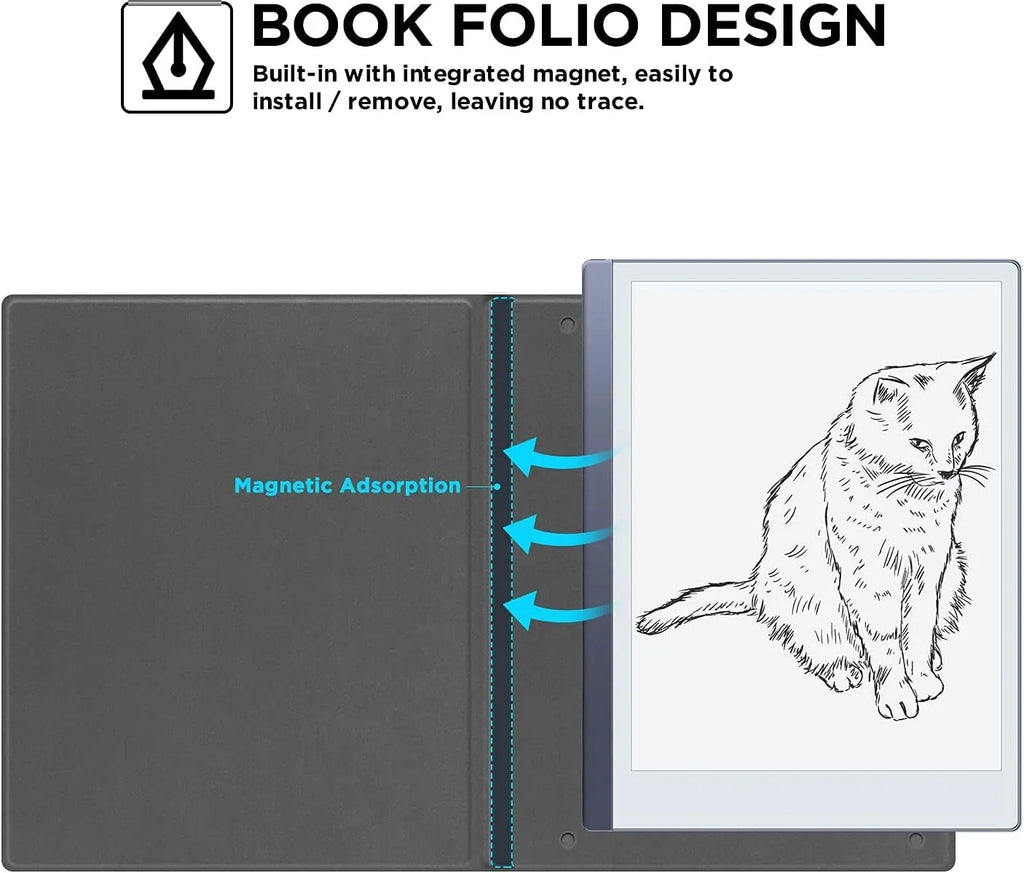 Ayotu Case for Remarkable 2 Paper Tablet 10.3" 2020 Released, Book Folio Design with Bulit-in Magnet, Premuin PU
