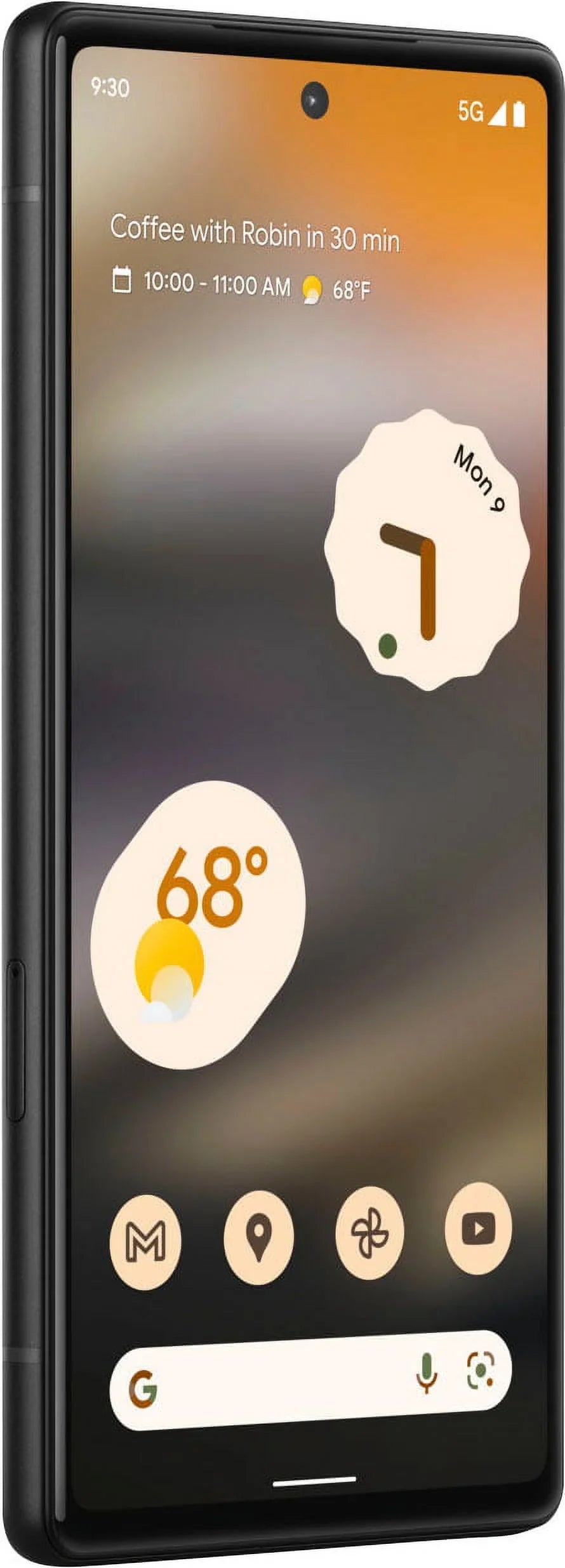 Restored Google Pixel 6a GX7AS (Fully Unlocked) 128GB Charcoal (Refurbished)