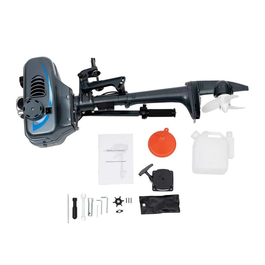 Heavy Duty 3.5 2 Stroke Outboard Engine Motor Boat Engine Water Cooling System