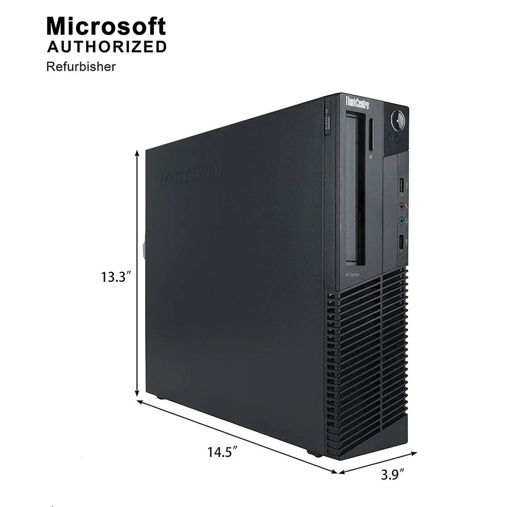 M92P Desktop Computer PC - Intel Quad-Core i5, 500GB HDD, 16GB DDR3 RAM, Windows 11 Pro, DVD, WIFI, RGB Keyboard and Mouse (Used - Like New)
