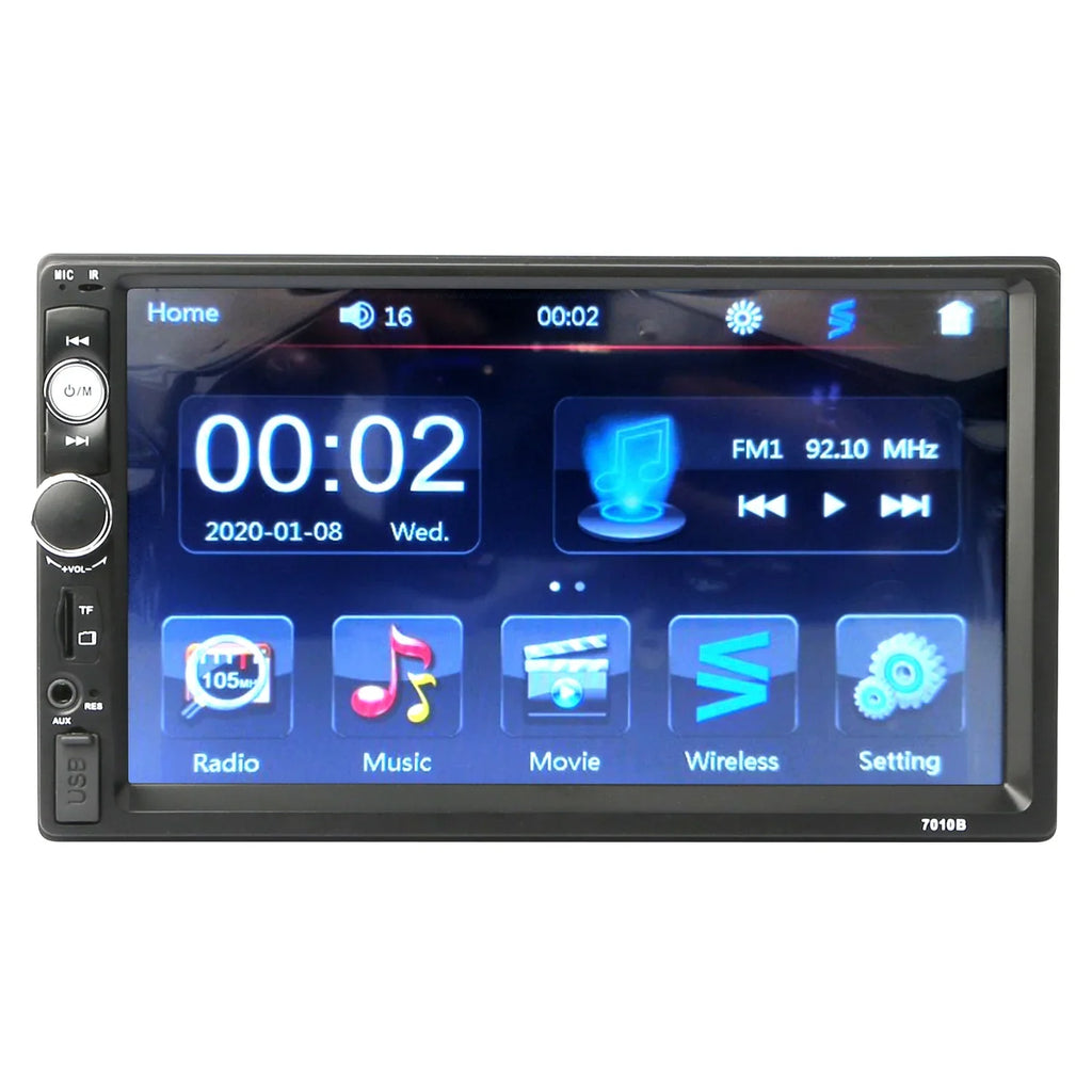 New 7" Car MP5 Radio, iMounTEK HD Touch Screen Car Multimedia Player, FM AUX USB TF Input, with Backup Camera