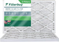 Filterbuy 12x24x1 MERV 13 Pleated HVAC AC Furnace Air Filters (3-Pack)