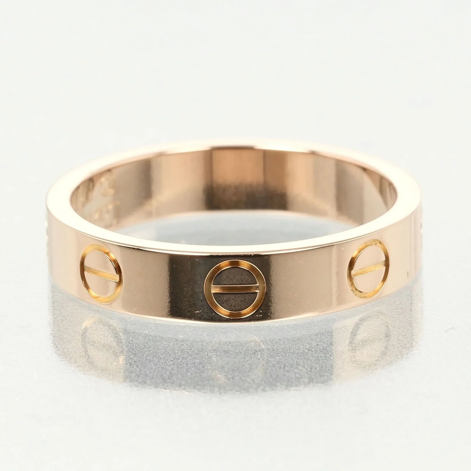 Pre-Owned Cartier Love Wedding Ring Size 9, K18 PG Pink Gold, Approx. 3.6g I132124020 (Good)