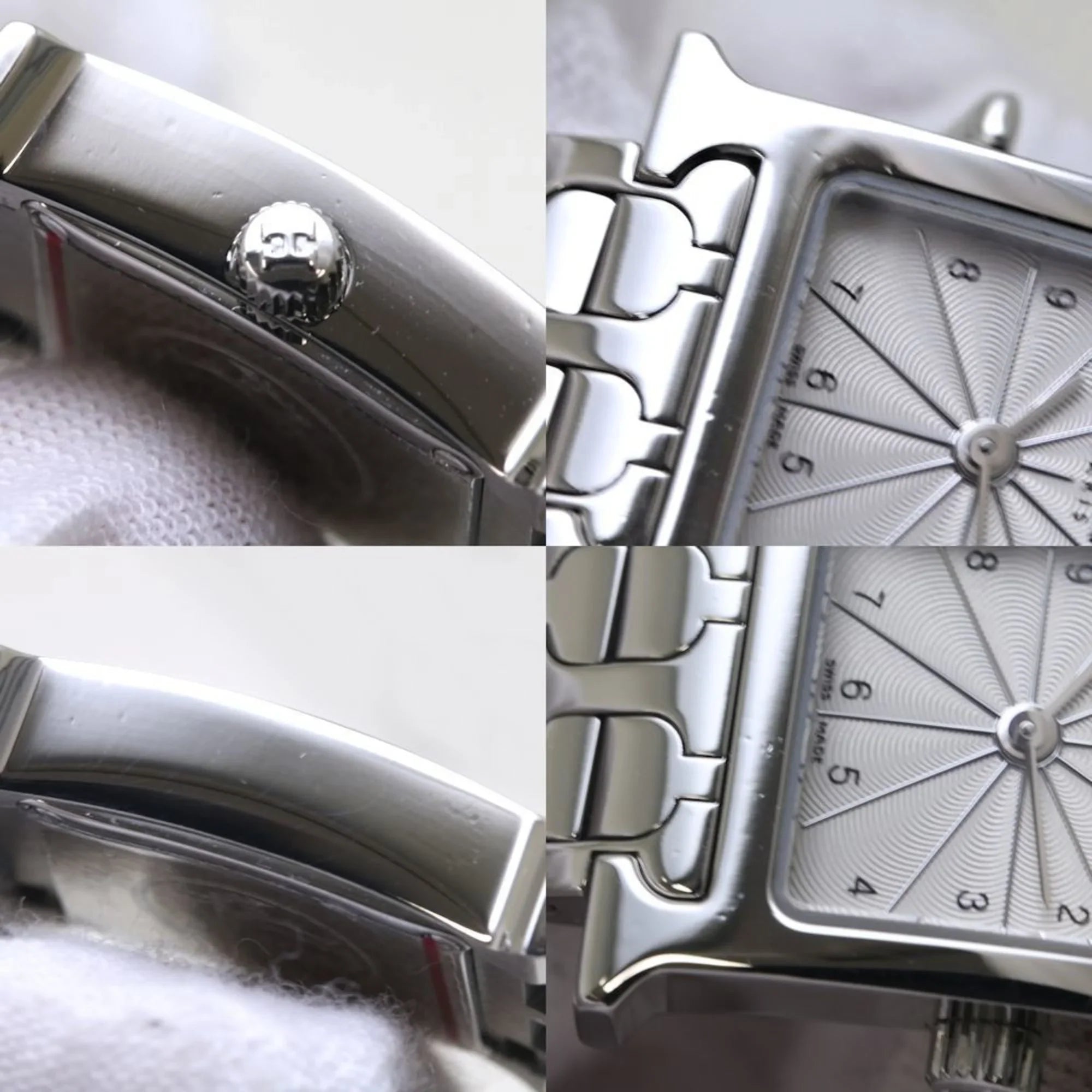 Pre-Owned HERMES H Watch Mini HH1.110.260 4835 141002W100 Stainless Steel Ladies 39260 (Good)