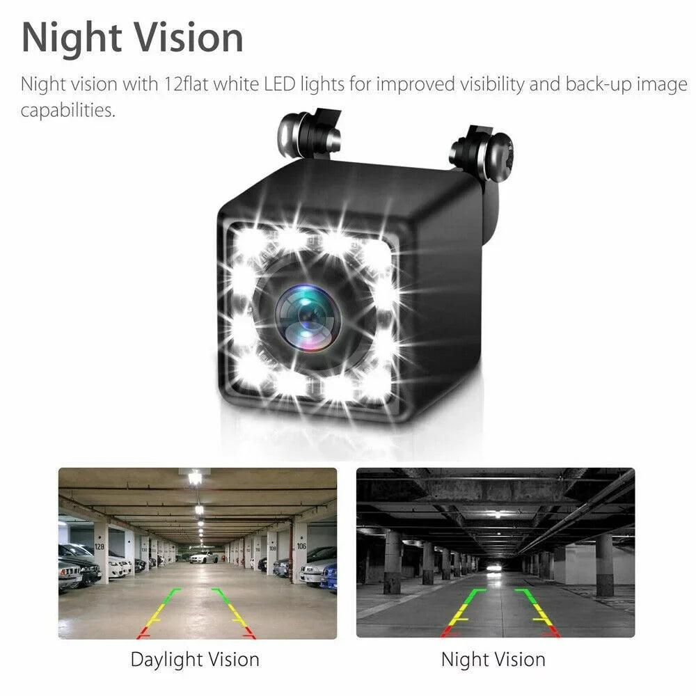 Backup Camera Car Rear View Wireless HD Parking System Night Vision + 5" Monitor