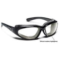 7eye 140540F Bora Sharp View Clear Plus 2.50 Reader Sunglasses- Glossy Black - Medium & Extra Large