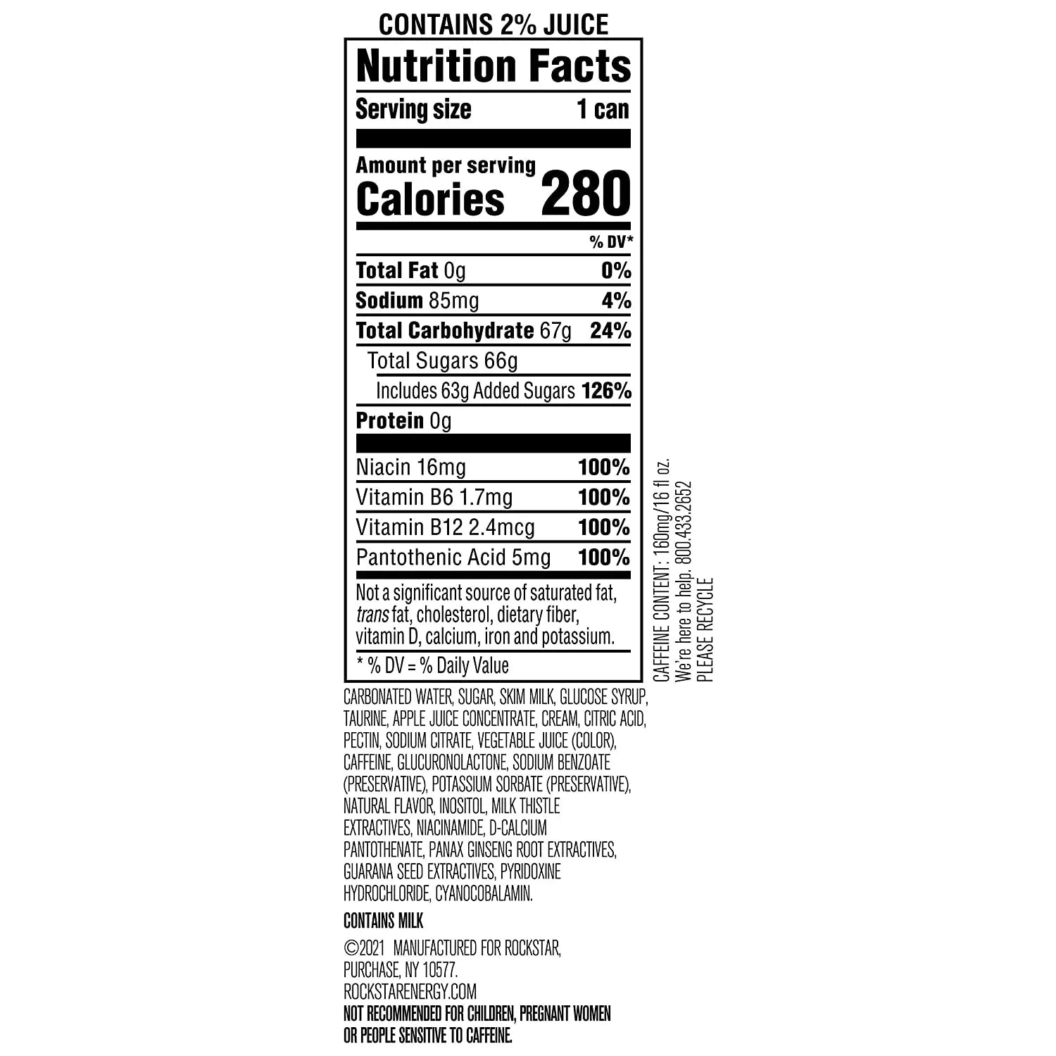 Rockstar, Boom Energy Drink with Caffeine and Taurine 16oz Cans Pack Packaging May Vary, Whipped Strawberry, 12 Count
