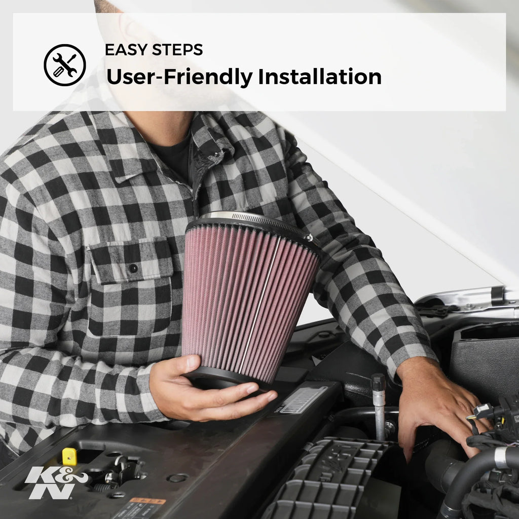 K&N Engine Air Filter: High Performance, Premium, Washable, Industrial Replacement Filter, Heavy Duty: E-3322