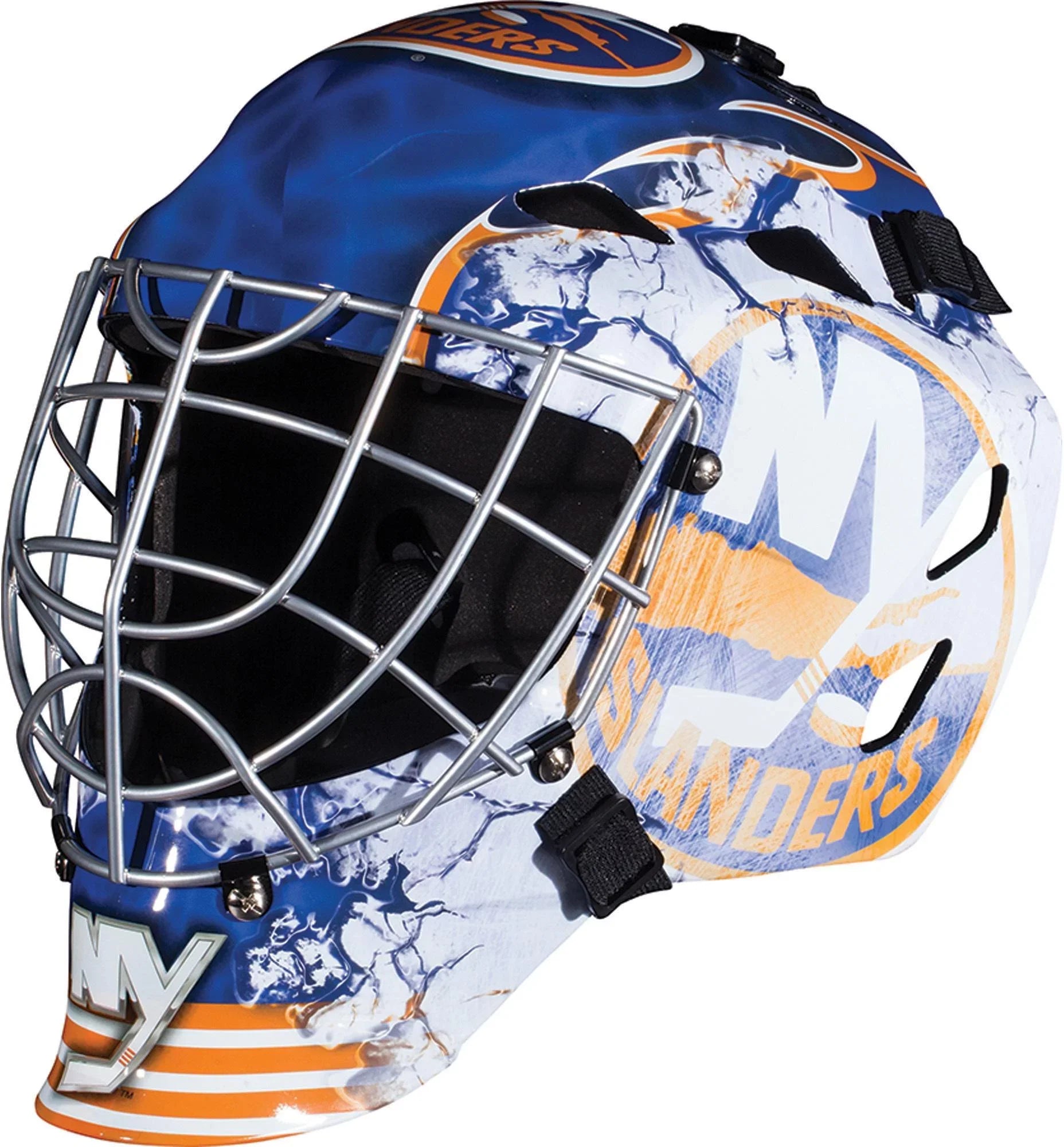 New York Islanders Unsigned Franklin Sports Replica Full-Size Goalie Mask