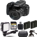PowerShot SX70 HS Digital Camera+ Extra Battery + LED - 32GB Kit