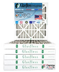 Glasfloss Air Filter 16x18x2 - 2" MERV 10 - (Pack of 6) - Pleated AC or HVAC Air Filter - Furnace Air Filter - Home or Office - Made In The USA.