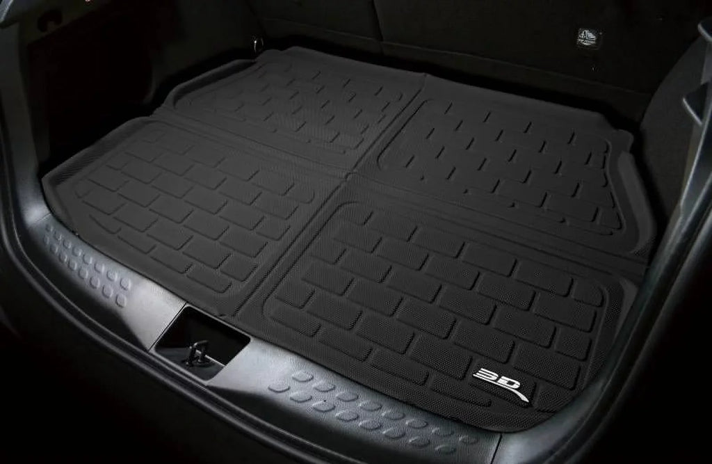 3D MAXpider 2018-2024 Fits BMW X3 G01 Black Kagu Carbon Fiber Embossed Pattern Cargo Liner M1BM0921309