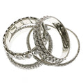 Erica Lyons Designer Bracelet Set Silver-Tone