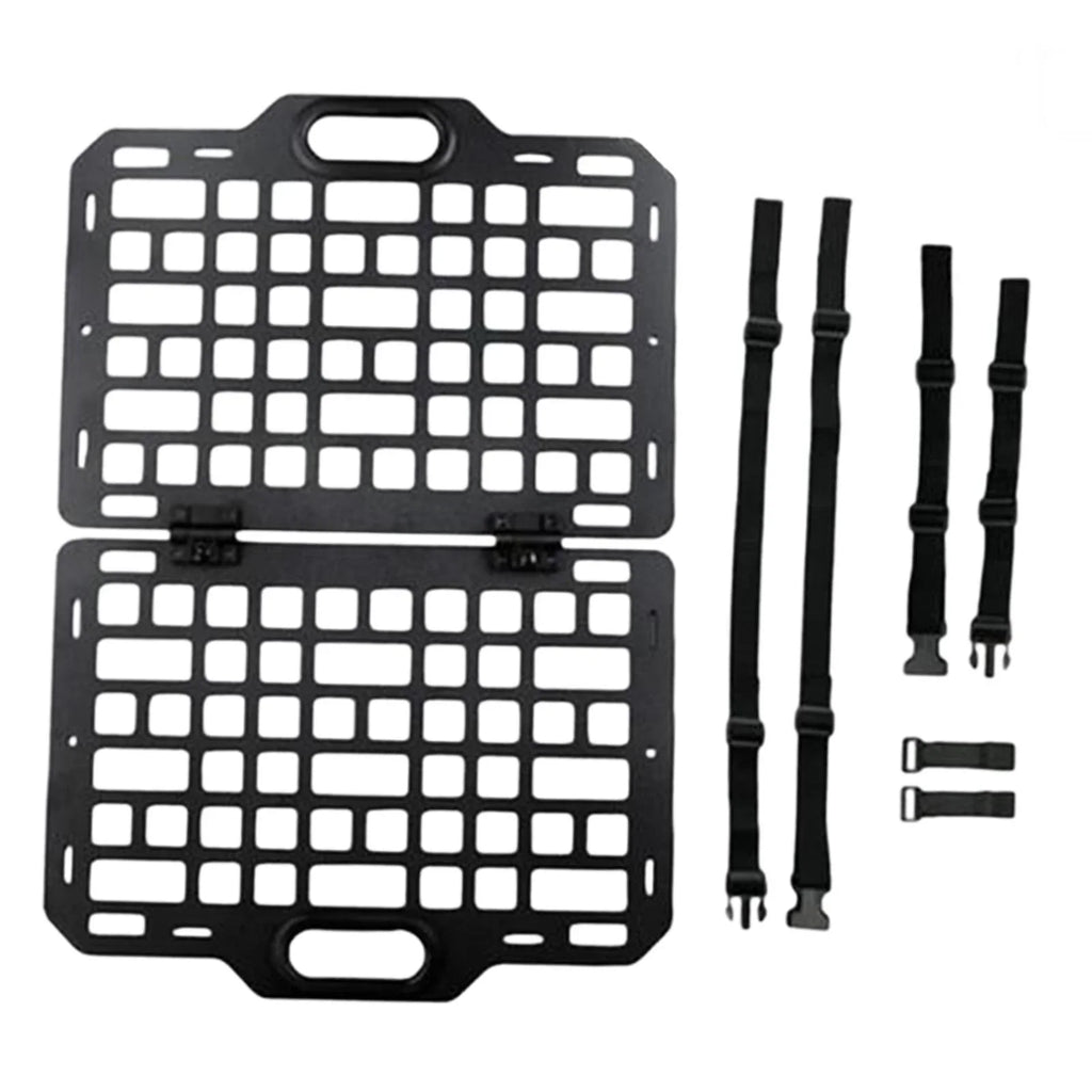 BAOSITY Auto Seat Back Organizer Modular Storage Molle Panel Car Seatback Hanging PLatitudee Auto Seat Panel for Automotive Truck Parts
